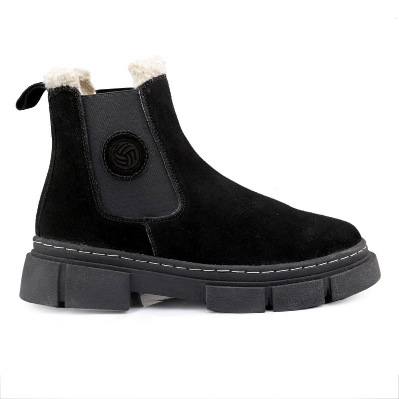 Bacca Bucci Alpine Armor Chelsea Snow Boots with Suede and Fur - Image 1